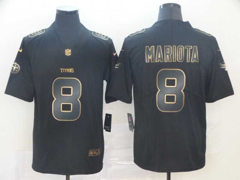 Nike Titans 8 Marcus Mariota Black Gold Vapor Untouchable Limited Jersey,We sell and wholesale Nike Titans 8 Marcus Mariota Black Gold Vapor Untouchable Limited Jersey on line form chian!